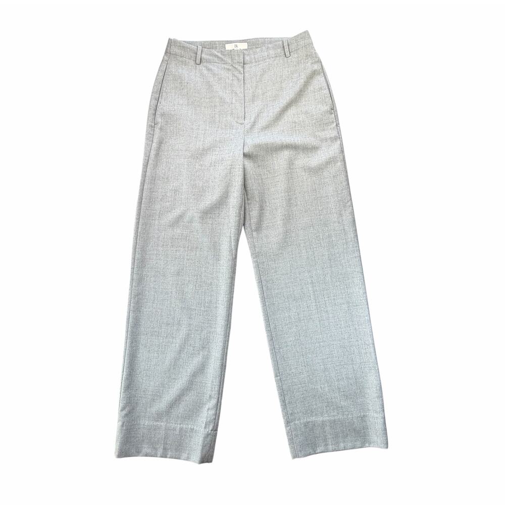 Banana Republic Light Gray 100% Wool Trouser Corpcore Professional Career Pants